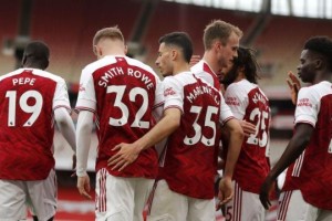 必赢-【英超】佩佩世界波威廉破蛋 枪手3比1送西布朗降级